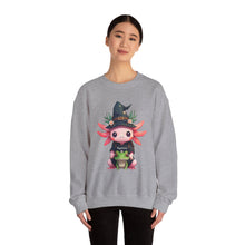 Load image into Gallery viewer, Repticon Women&#39;s Heavy Blend™ Crewneck Sweatshirt w/ Axolotl
