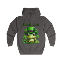 Load image into Gallery viewer, Repticon Unisex Full Zip Hoodie w/ Frog
