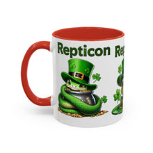 Load image into Gallery viewer, Repticon Accent Coffee Mug w/ St. Patrick&#39;s Day
