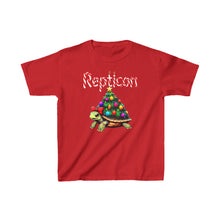 Load image into Gallery viewer, Repticon Kids Heavy Cotton™ Tee w/ Tortoise Christmas Tree
