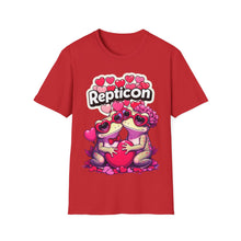 Load image into Gallery viewer, Repticon Unisex Softstyle T-Shirt w/ Valentine Toads
