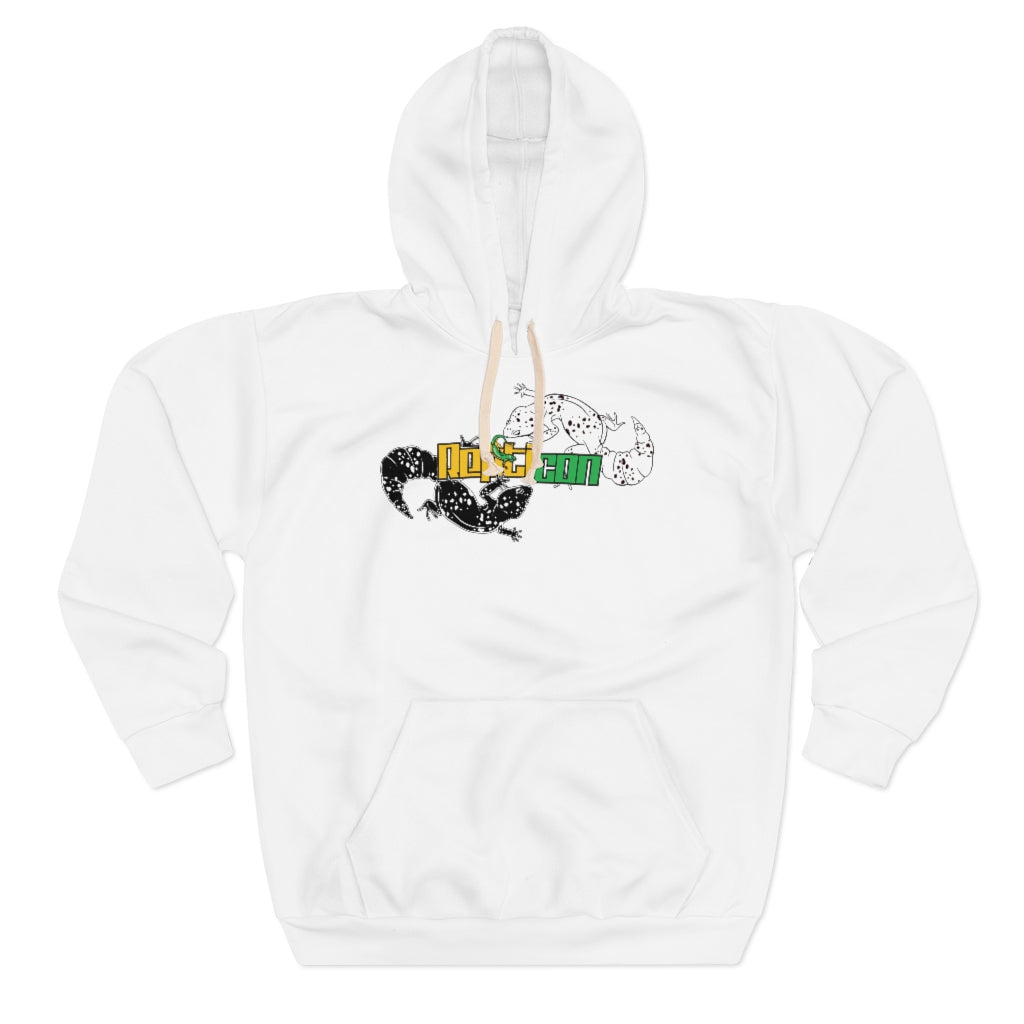 Repticon AOP Unisex Pullover Hoodie with Leo Gecko (More Colors Available)